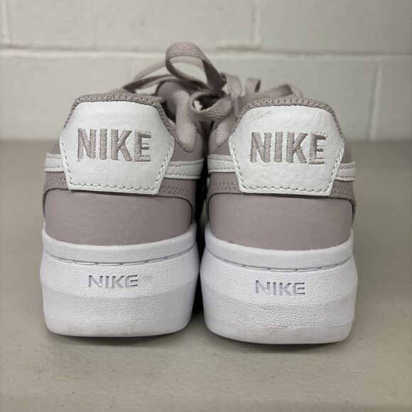 7 WOMEN'S NIKE COURT VISION ALTA LEATHER VIOLET / WHITE DM0113-005 SNEAKERS - Picture 3 of 5